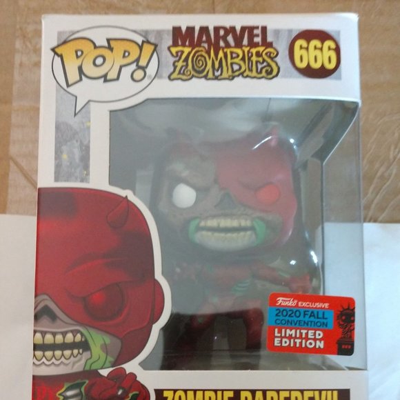 Funko NYCC Zombie Daredevil #666 Stickered LE - Picture 3 of 13